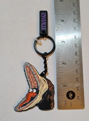 Beetlejuice Barbara's Large Mouth with Eyeballs Monster Mask Metal Key Chain - Image 1 of 3
