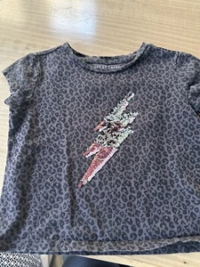 Rockets Of Awesome Girls short  Sleeve Pullover Sweatshirt Sz 5 Lightning - Picture 1 of 3