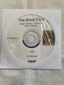 The Black Coin DVD-R serial cliffhangar 15 episodes 1936 public domain Ralph Gra - Picture 1 of 1