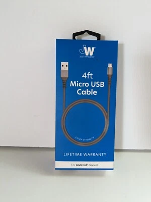 CABLE USB-C SOLO INALÁMBRICO ~4 PIES ~PARA DISPOSITIVOS ANDROID ~FUERZA EXTRA Foto 1 de 2