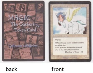 MTG JUN MINAGISHI RARE ODDITY PEGASUS TOKEN MAGIC THE GATHERING HARD TO FIND - Picture 1 of 6