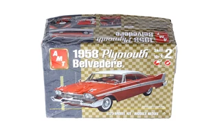 NEW AMT 1958 Plymouth Belvedere 1:25 Scale Model Kit #31927 ⭐ Christine! ⭐ - Picture 1 of 2