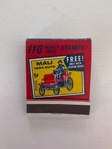 " Mali 1894 Auto" Garcelon Stamp Company Streichholzbriefchen - Bild 1 von 3