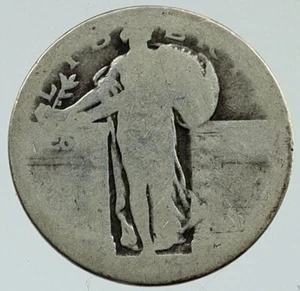 Moneda de 25 centavos de plata antigua libertad permanente de Estados Unidos 1917-30 i116408 - Imagen 1 de 2