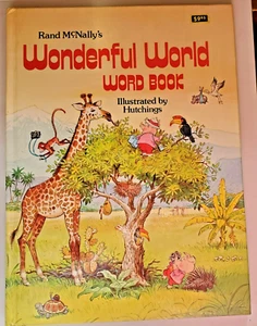 1978 Rand McNally's Wonderful World Word Book - Tony Hutchings Children's Book - Bild 1 von 3
