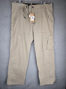 Pantalone Prana Uomo Elasticizzato Zion XL Cachi Scuro Impermeabile Escursionismo Outdoor Nuovo con etichette - Foto 1 di 8