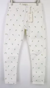 Scotch&Soda Dean Hombre Vaqueros W30/L32 Blanco Suelto Cirio Abotonado Palmera - Imagen 1 de 15
