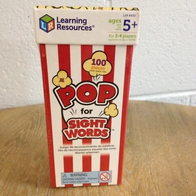 Learning Resources Pop for Sight Words Game (for 2-4 players) 5+ Brand New - Image 1 of 4