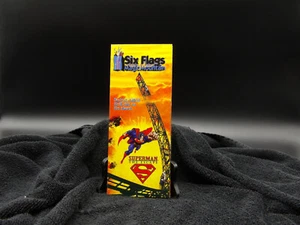 Super Man the Escape Roller Coaster opening Brochure from Six Flags Magic Mtn. - Picture 1 of 5