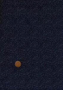 100% Cotton Fabric Shirting Dark Navy White Tiny Geometric Dolls House Craft - Picture 1 of 1