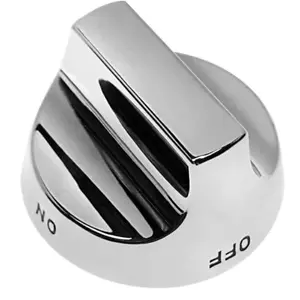 All Points 22-1165 Range Top Burner Valve Knob, 2-1/2", Chrome - Picture 1 of 1