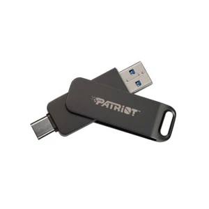 Patriot R550 128GB USB3.2 Type-C/Type-A OTG Flash Drive Smartphone PC MAC Tablet - Afbeelding 1 van 8