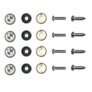 Laser Etched ITEZA custom Set of 4 Fasteners License Plate Screws Metal Caps - Bild 1 von 1