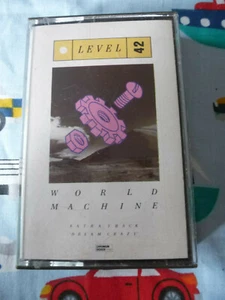 LEVEL 42 WORLD MACHINE EXTRA TRACK DREAM CRAZY 1985 POLYDOR AUDIO CASSETTE ALBUM - Picture 1 of 7