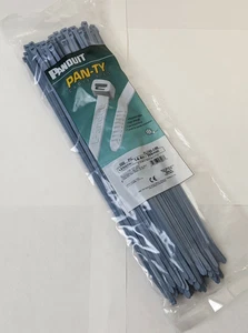 Panduit Kabelbinder 14,4 Zoll PLT4S-C86 PAN-TY blau Metall detektierbar 50 Pfund 100 Stück - Bild 1 von 3