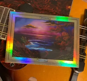 Bob Ross #29 Ebony Sea Rainbow Holofoil Collectable Card 2023 Cardsmiths - Picture 1 of 2