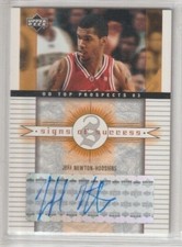 2003-04 Upper Deck UD Top Prospects Signs of Success Jeff Newton SS-JN 