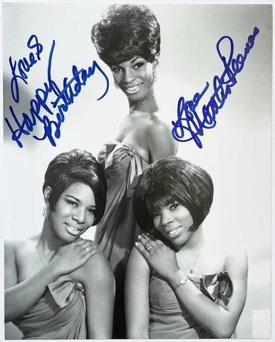 Martha Reeves Signed IP 8x10 Photo - Authentic, Motown, Happy Birthday Cover
