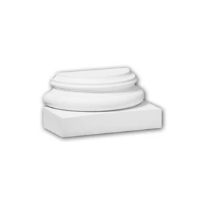 PROFHOME 117700 Halbsäulen Sockel Säule Zierelement Stuckdekor - Imagen 1 de 6