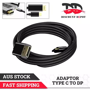 USB-C to DP Cable DisplayPort DP 4K UHD Type-C For Macbook iPad Pro iPhone 15 16 - Picture 1 of 9