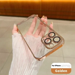 Luxus galvani sierte Glitter Handy hülle für iPhone 15 Schut - Bild 1 von 7