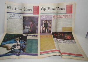 Clint Black Killin' Times Newspaper Spring & Fall 1995, fan club newspaper