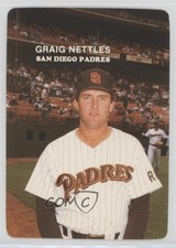 1985 Mother's Cookies San Diego Padres Stadium Giveaway Graig Nettles #4