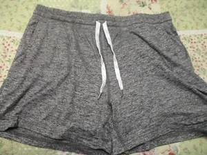 Pacific Trail Shorts Womens XL Heather Gray Pockets Elastic Drawstring FREE SHIP - Picture 1 of 3
