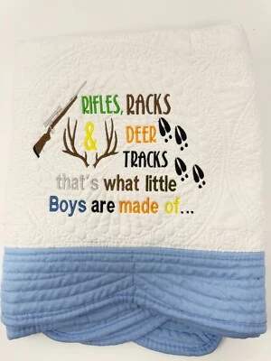Baby Boy, Crib Quilt, baby boy quilt, baby quilt, Baby Blanket, Boy Baby Blanket - Image 1 of 4
