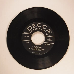 THE INK SPOTS, VOLUME 1 / 7 INCH 45 RPM EP / DECCA ED-2008 - Picture 1 of 2