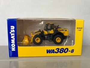 Komatsu Official Diecast Model Wheel Loader WA380-8 / 1:87 / Japan Exclusive - Picture 1 of 1