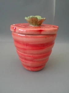 Vintage 70's St Michael M & S Strawberry Jam Preserve Pot - Bild 1 von 6
