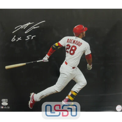 Nolan Arenado Cardinals Signed Autographed "6x SS" 16x20 Photo USA SM JSA - Image 1 of 3