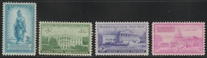 US 1950 SC# 989 - 992 - National Capital Sesquicentennial Issue - M-NH Lot # 64 - Picture 1 of 2