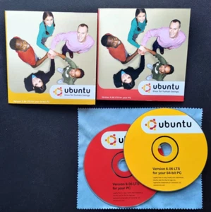 ubuntu 6.06 for your 64bit pc cd - Foto 1 di 1