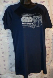 Blusa T Star Wars Disney Mujer $48 XL Azul Marino Campeón Ropa Deportiva Top - Imagen 1 de 6