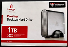 1 TB ~ IOMEGA PRESTIGE EXTERNAL DESKTOP HARD DRIVE ~ USB 2.0 ~ BOX STILL SEALED
