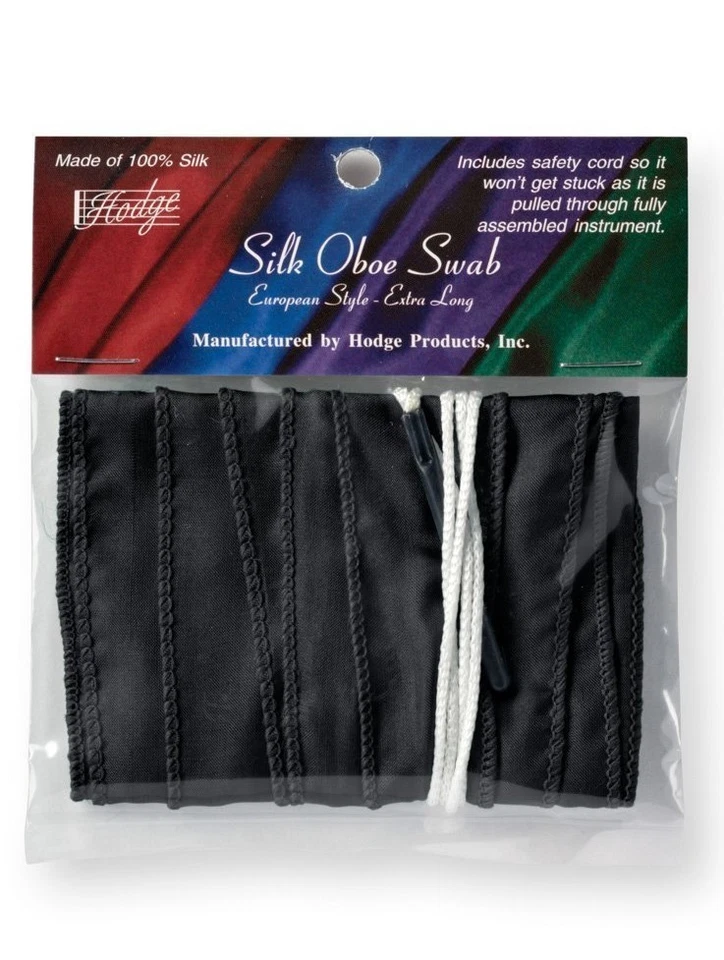Hodge Oboe Silk Swab Black Hob1