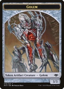 Golem Foil Token (018) Modern Horizons MH1 MTG Magic - Imagen 1 de 1