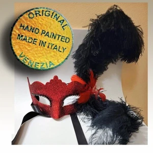 Venetian Mardi Gras Mask Masquerade Full Face Lace Mask Costume Women - Picture 1 of 5