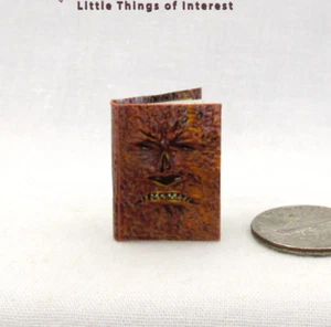 Necronomicon Ex-Mortis BOOK OF THE DEAD 1:12 Scale Miniature Illustrated Book - Picture 1 of 16