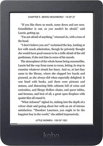 Kobo Nia eReader 8GB Black with eInk Carta 6" Touch Screen (Open Box) - Picture 1 of 9