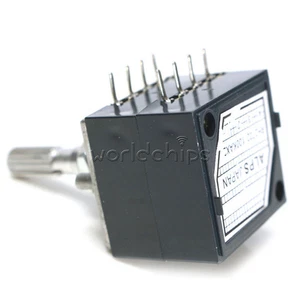 Audio Amp Volume Control Potentiometer 100K Log ALSP Pot Stereo W Loudness - Bild 1 von 4
