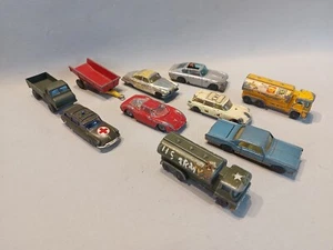 Vintage Husky Diecast Vehicles X 10 Car Trucks - Picture 1 of 18