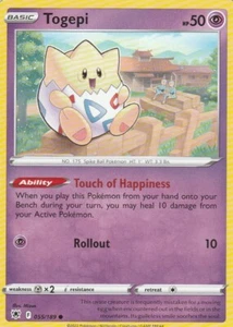 Pokémon TCG Togepi 055/189 Pokemon Astral Radiance NM/M - Picture 1 of 2
