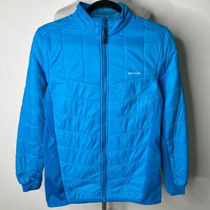 Quechua Boy's Blue Full Zip SH500 X-WARM Quilted Jacket Size 14-15 Year - Picture 1 of 9
