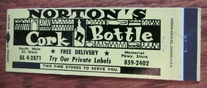 PHILLIPSBURG, NEW JERSEY: NORTON'S CORK 'N BOTTLE LIQUOR STORE FULL LENGTH -F10 - Picture 1 of 2