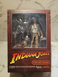 Max Factory Figma 209 Original Authentic INDIANA JONES Figure Complete in box! - Picture 1 of 8