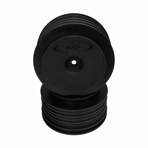 DE Racing Black Speedline Plus SC Wheels for SC5M or SC10, +3mm (4pcs) - Image 1 of 1