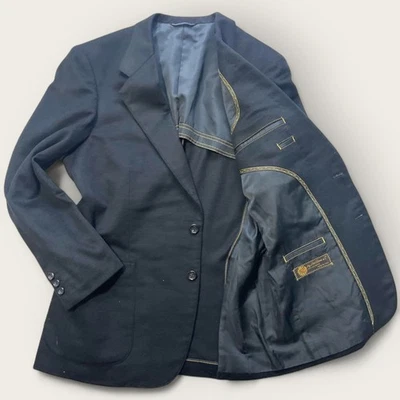 Loro Piana 100% Cashmere Black Tailored Jacket Large Size Used -Shipping from J - Image 1 of 4